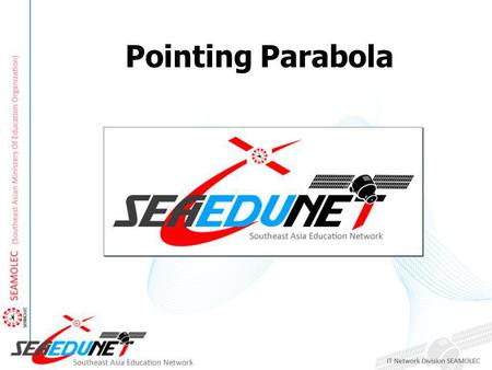 Pointing Parabola 1.