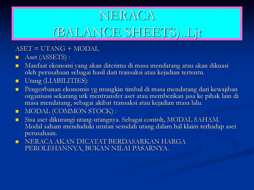 NERACA (BALANCE SHEETS)..Ljt