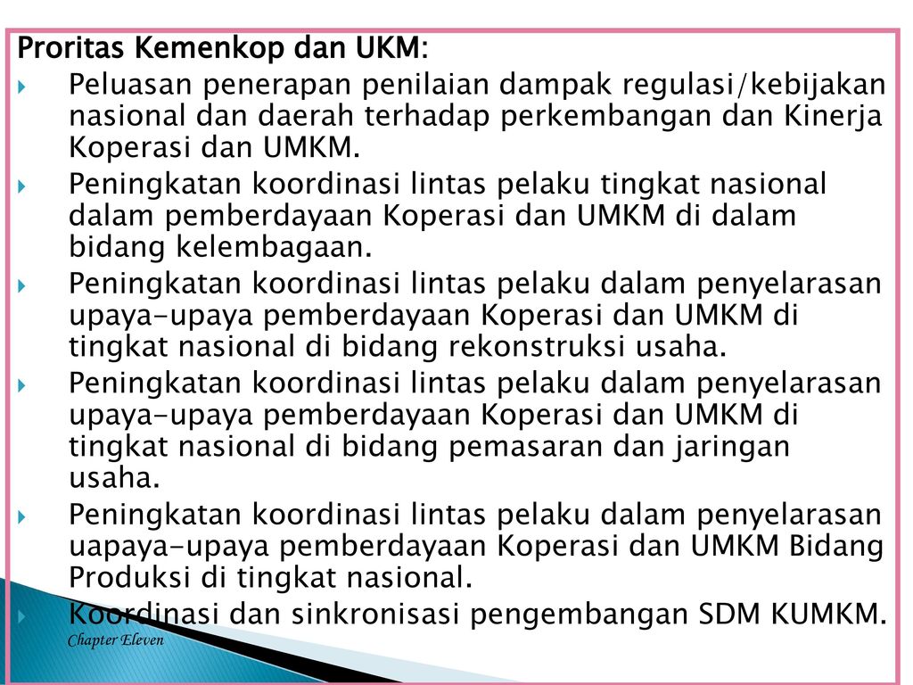 Proritas Kemenkop dan UKM: