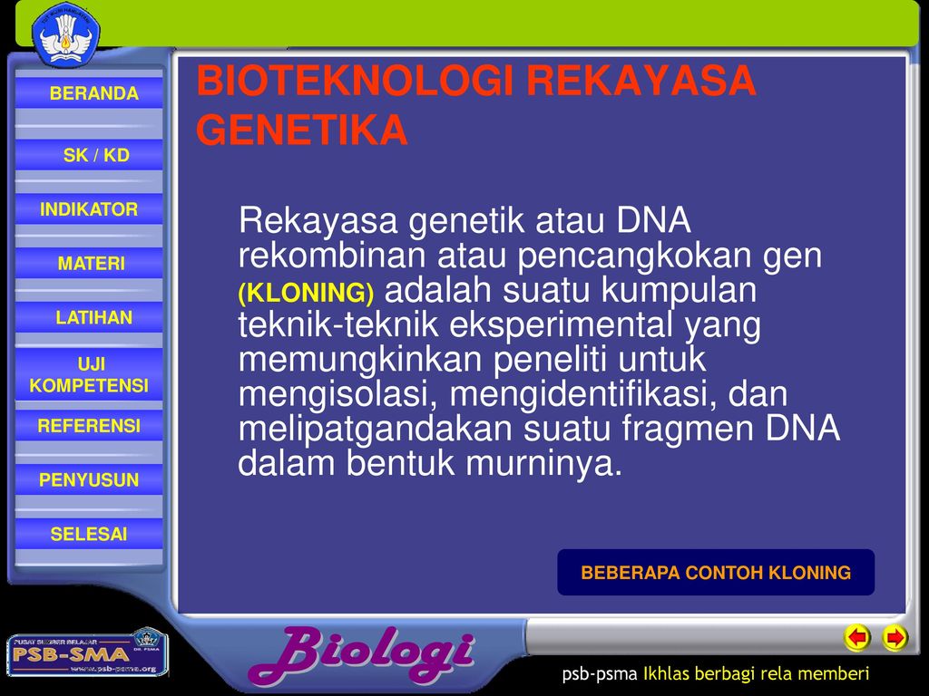 BIOTEKNOLOGI REKAYASA GENETIKA