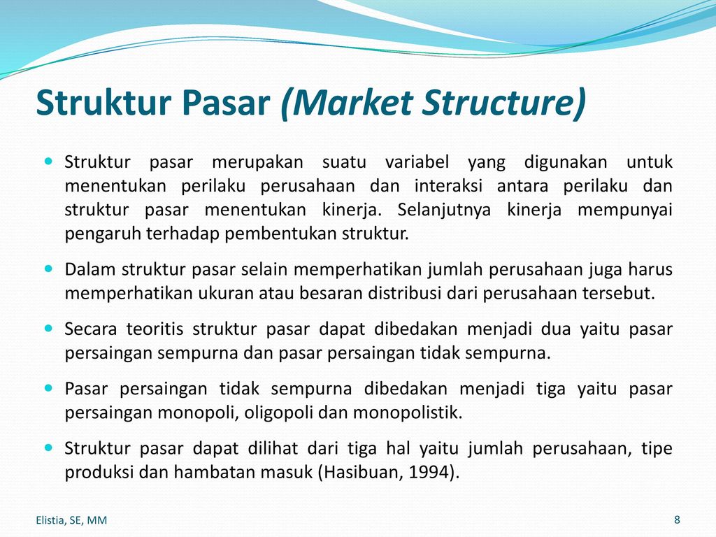 Struktur Pasar (Market Structure)