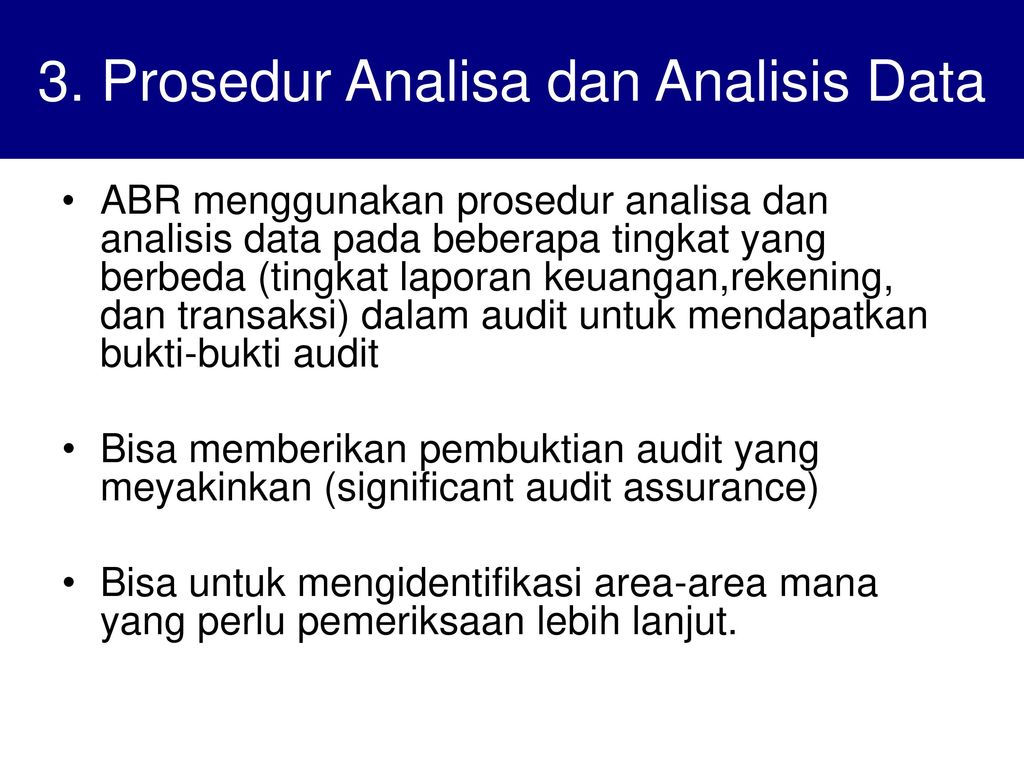 3. Prosedur Analisa dan Analisis Data