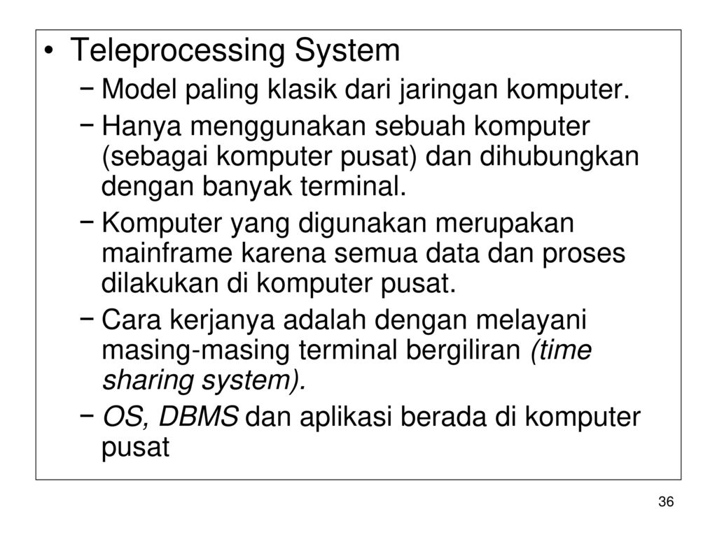 Teleprocessing System