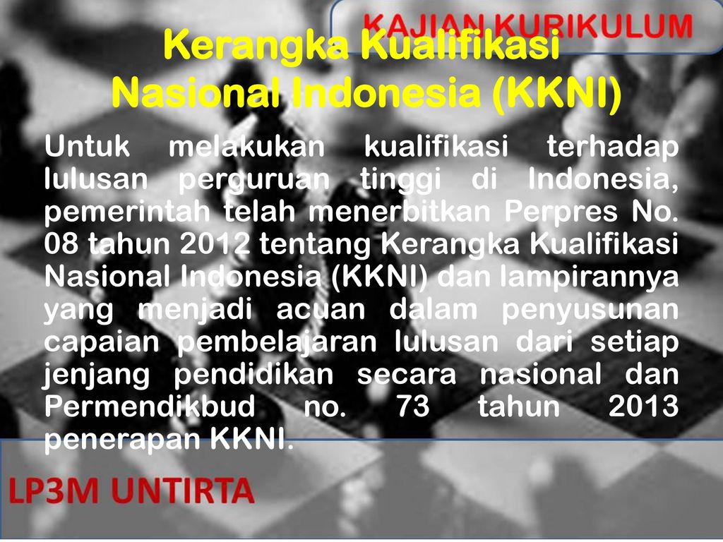 Kerangka Kualifikasi Nasional Indonesia (KKNI)