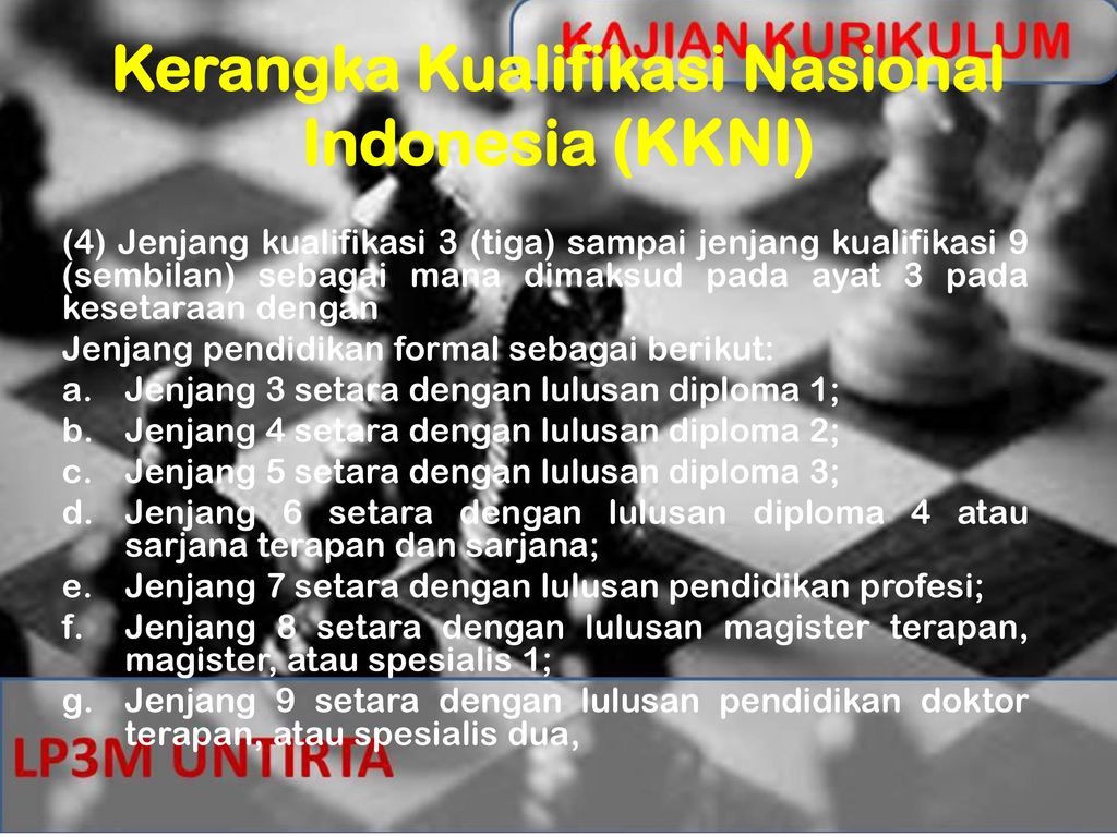 Kerangka Kualifikasi Nasional Indonesia (KKNI)