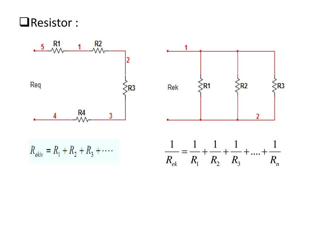 Resistor :