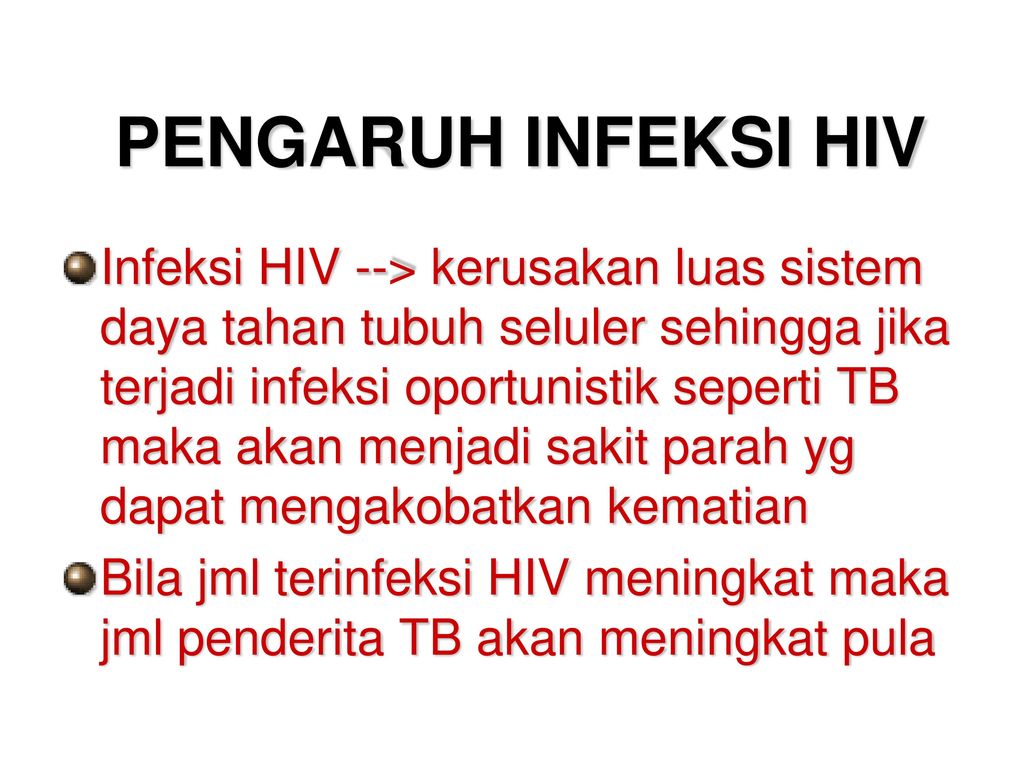 PENGARUH INFEKSI HIV