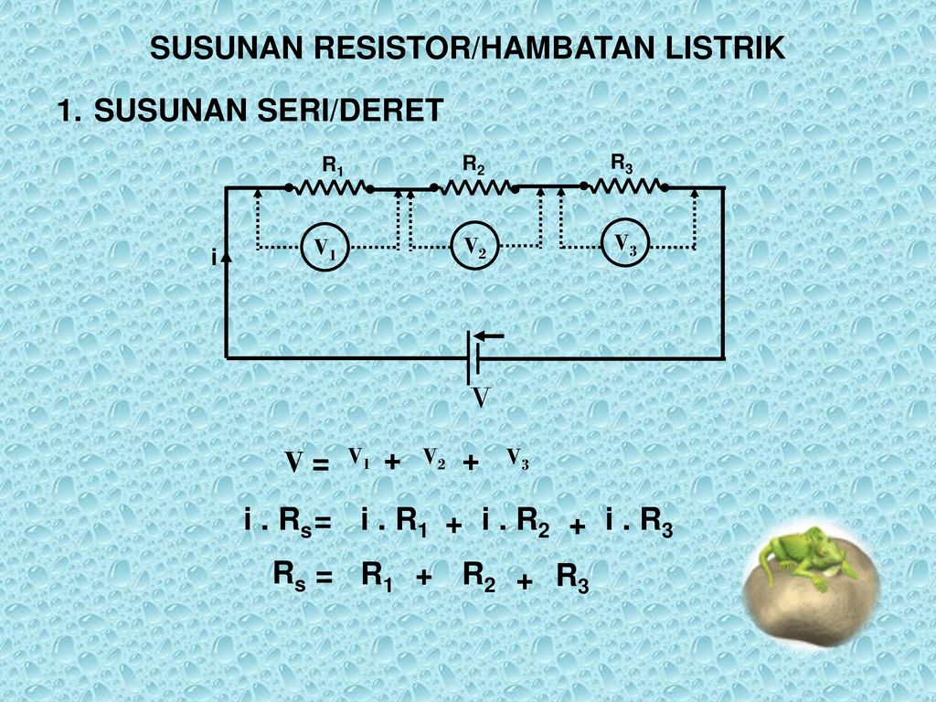 SUSUNAN RESISTOR/HAMBATAN LISTRIK