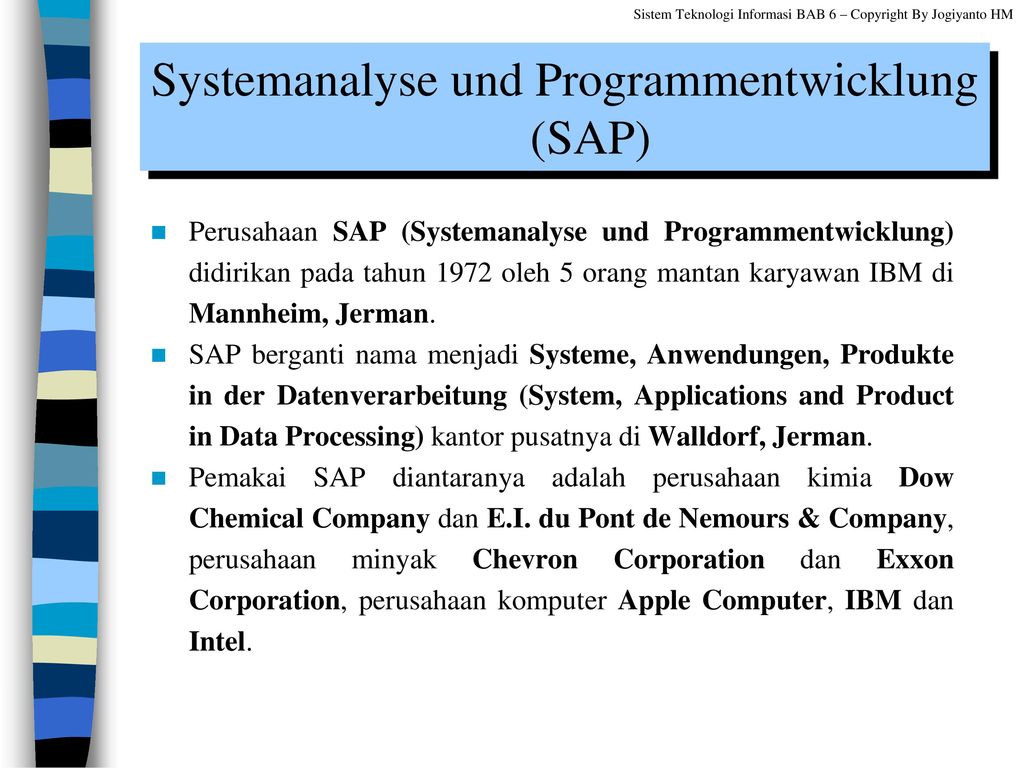 Systemanalyse Programmentwicklung