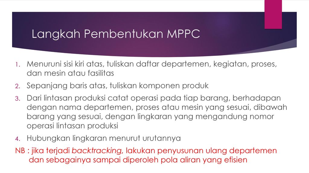 Langkah Pembentukan MPPC