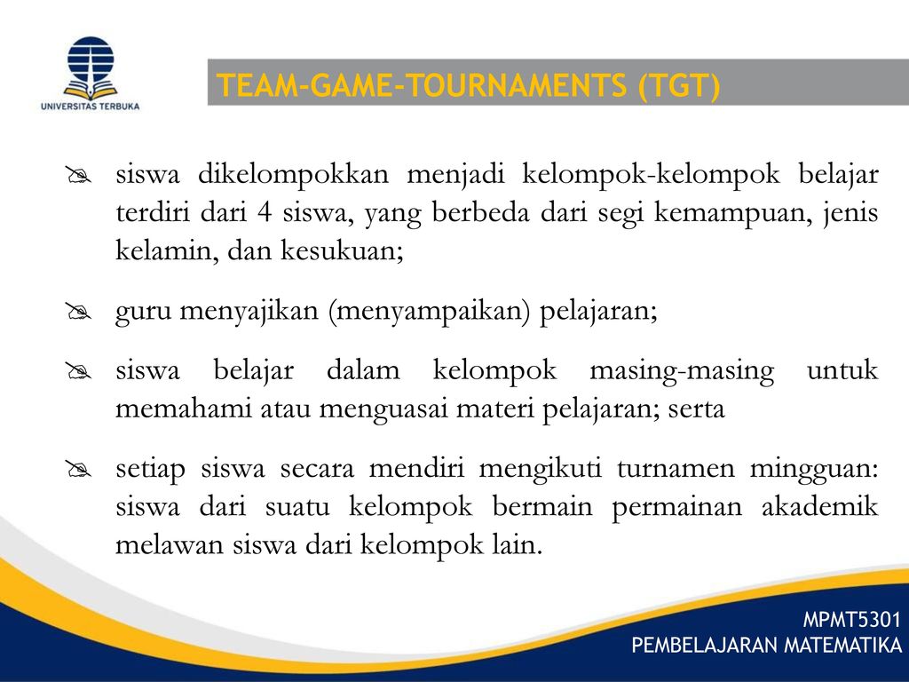 TEAM-GAME-TOURNAMENTS (TGT)