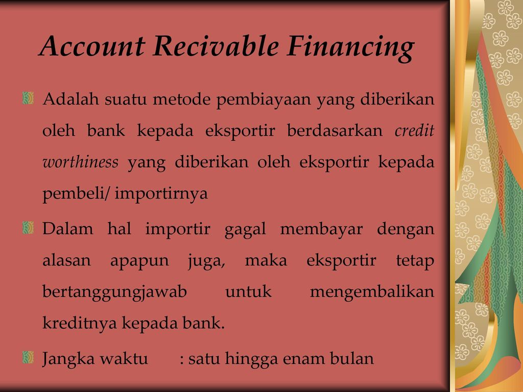 Account Recivable Financing