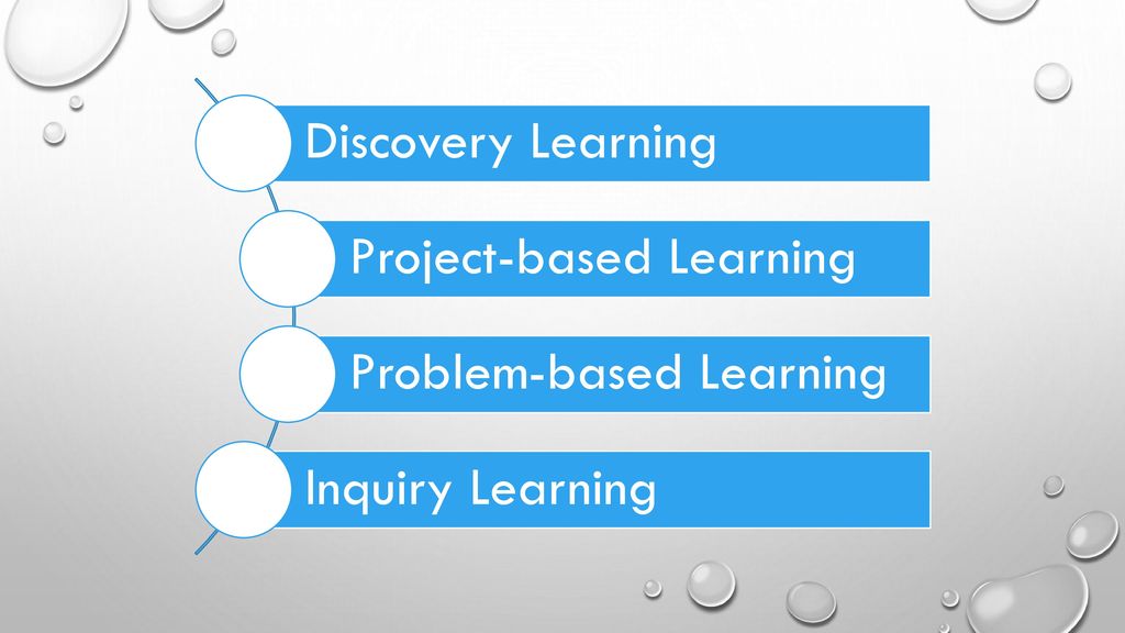 Discovery Learning Project-based Learning Problem-based Learning Inquiry Learning