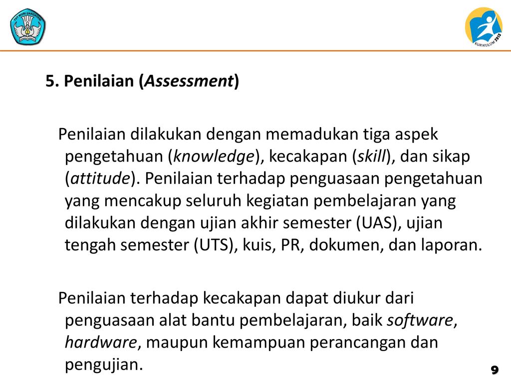 5. Penilaian (Assessment)
