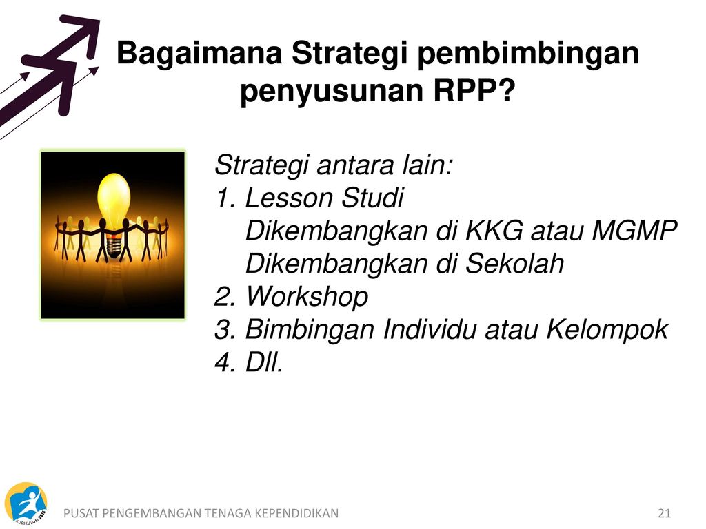 Bagaimana Strategi pembimbingan penyusunan RPP