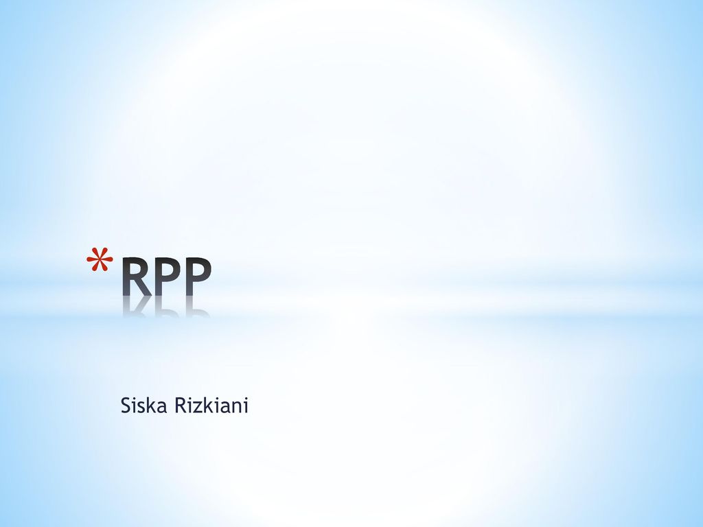 RPP Siska Rizkiani