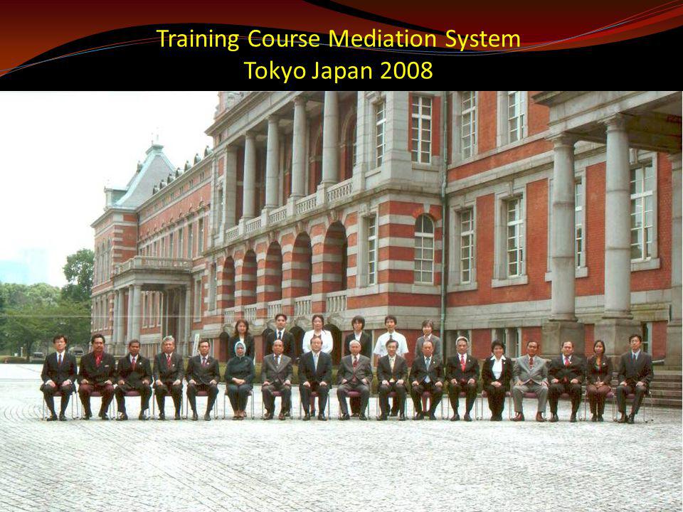 Training Course Mediation System Tokyo Japan 2008
