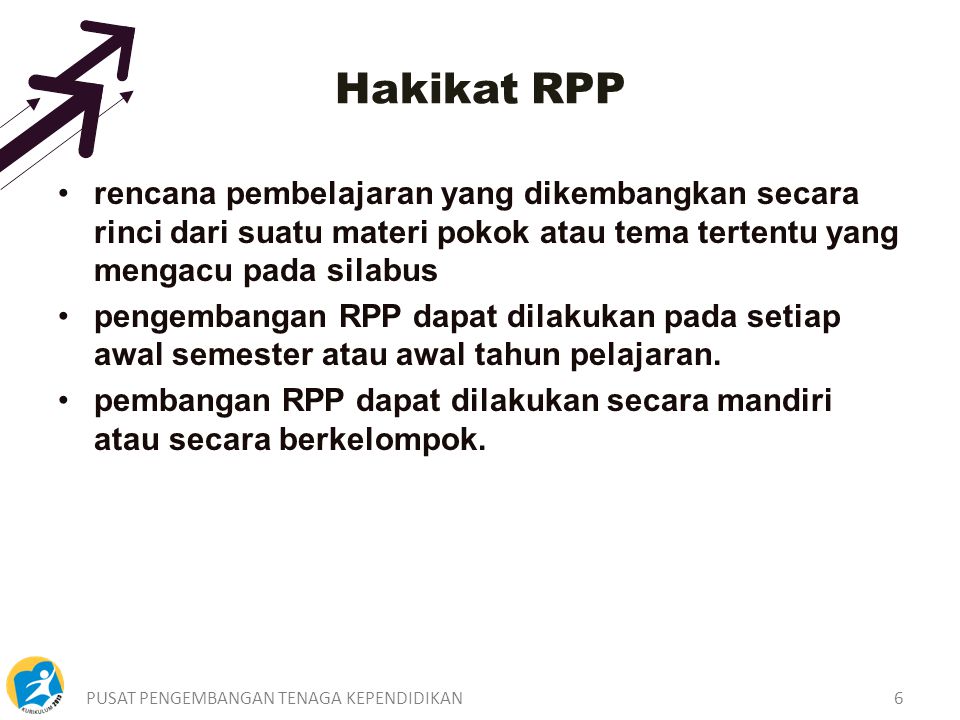 Hakikat RPP rencana pembelajaran yang dikembangkan secara rinci dari suatu materi pokok atau tema tertentu yang mengacu pada silabus.