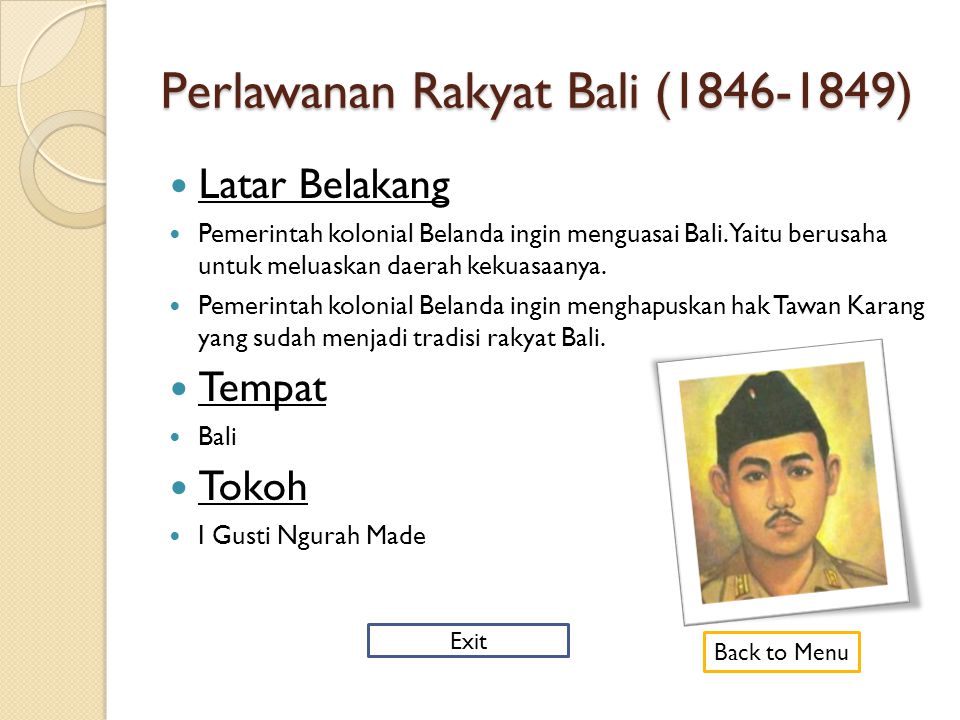 Perlawanan Rakyat Bali ( )