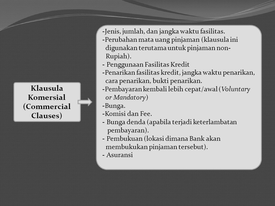 Klausula Komersial (Commercial Clauses)