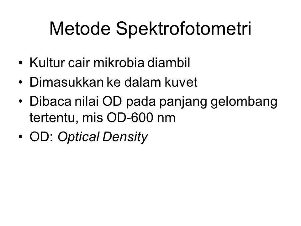 Metode Spektrofotometri