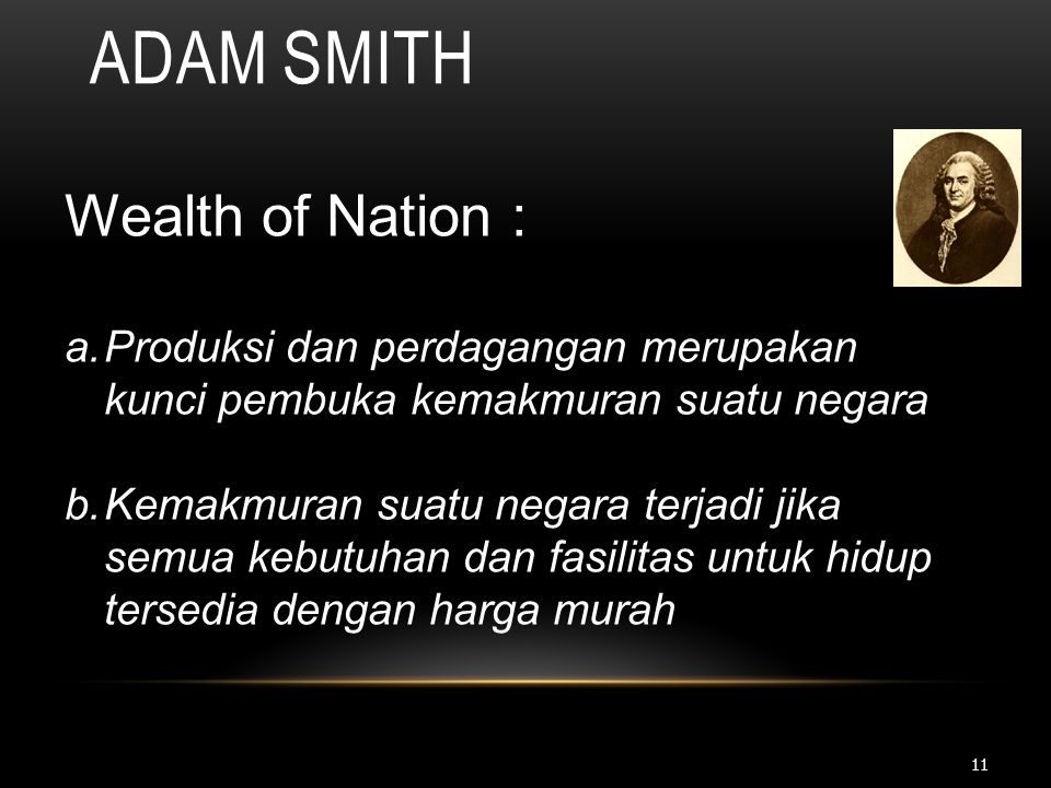 Adam Smith Wealth of Nation :