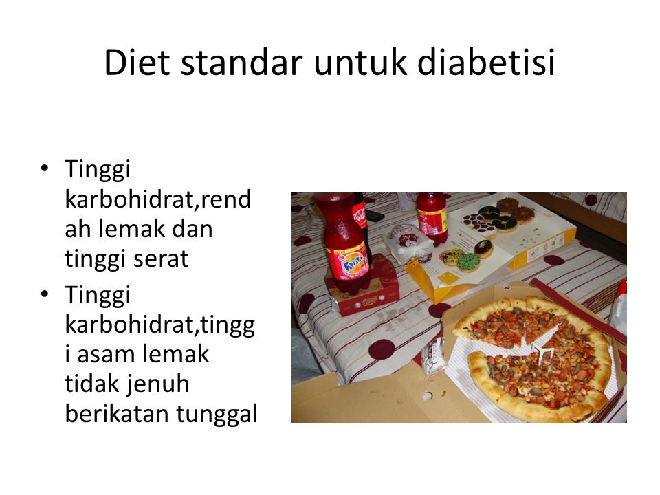 Diet standar untuk diabetisi