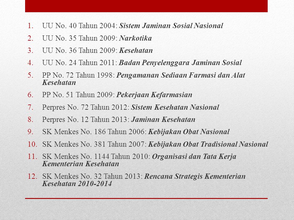 UU No. 40 Tahun 2004: Sistem Jaminan Sosial Nasional