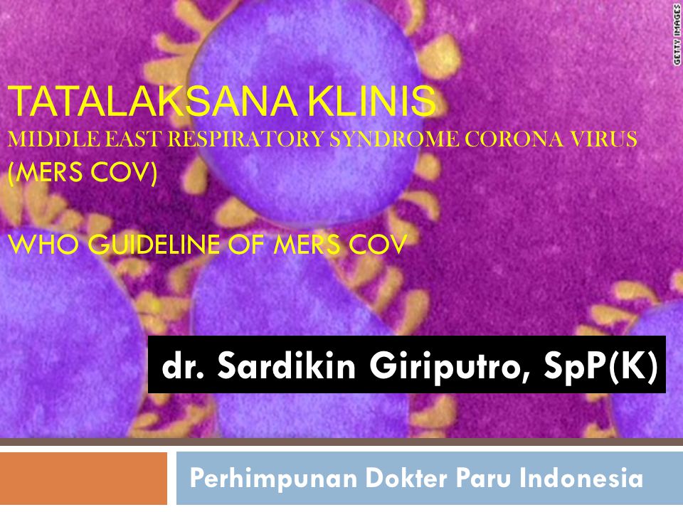 dr. Sardikin Giriputro, SpP(K)