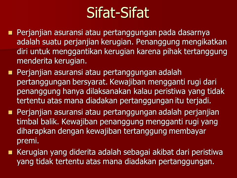 Sifat-Sifat