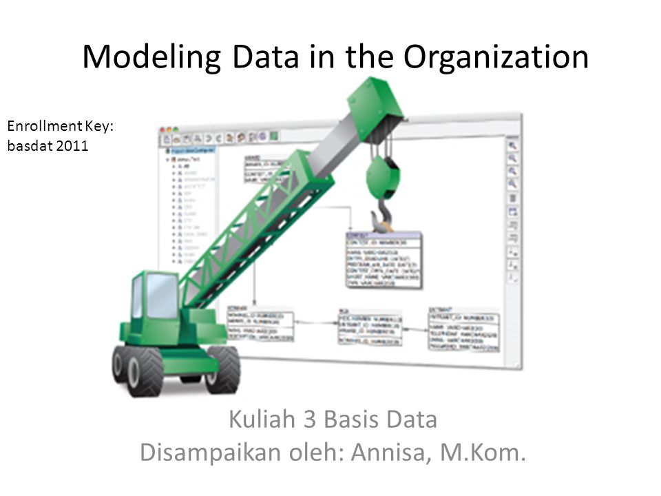 Modeling Data in the Organization