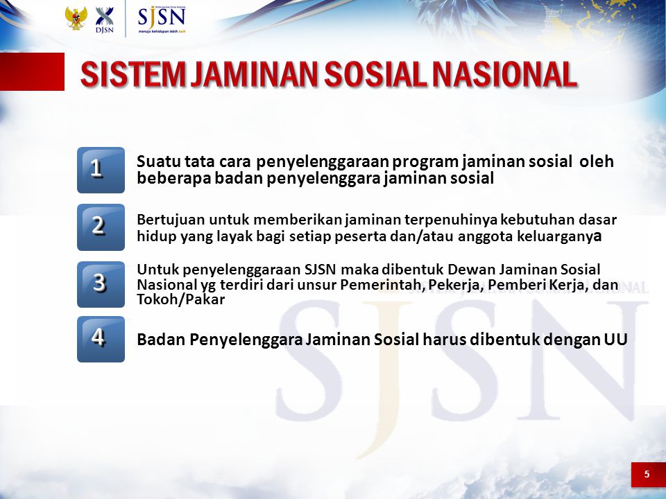 Sistem jaminan sosial nasional