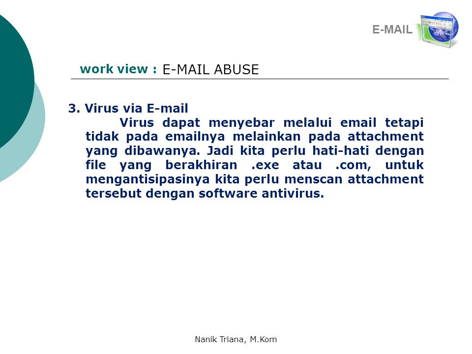 ABUSE  work view : 3. Virus via