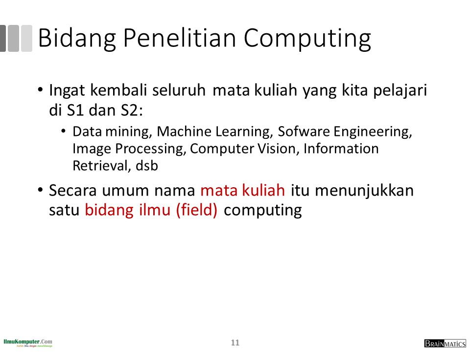 Bidang Penelitian Computing