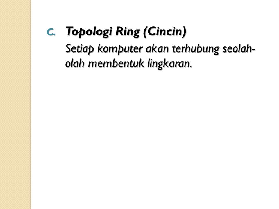 Topologi Ring (Cincin)