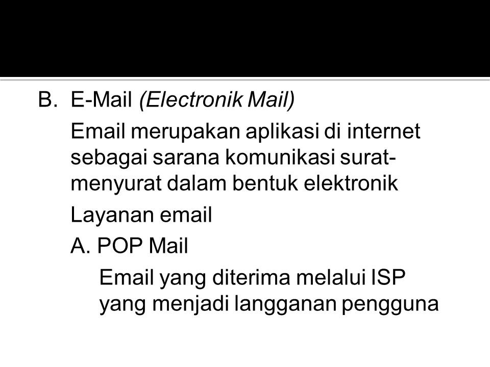 (Electronik Mail)