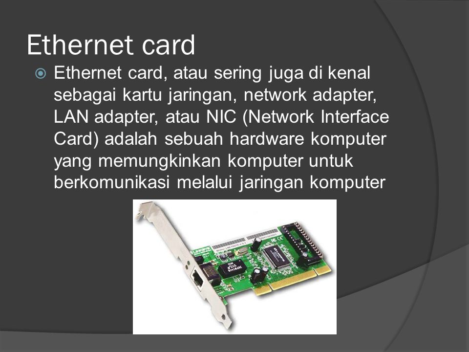 Ethernet card