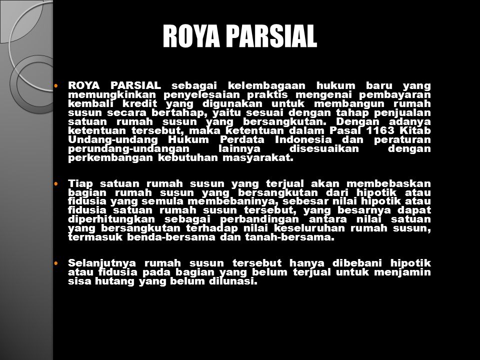 ROYA PARSIAL