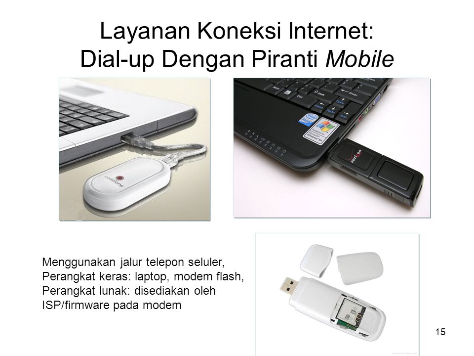 Layanan Koneksi Internet: Dial-up Dengan Piranti Mobile