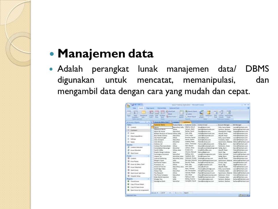 Manajemen data