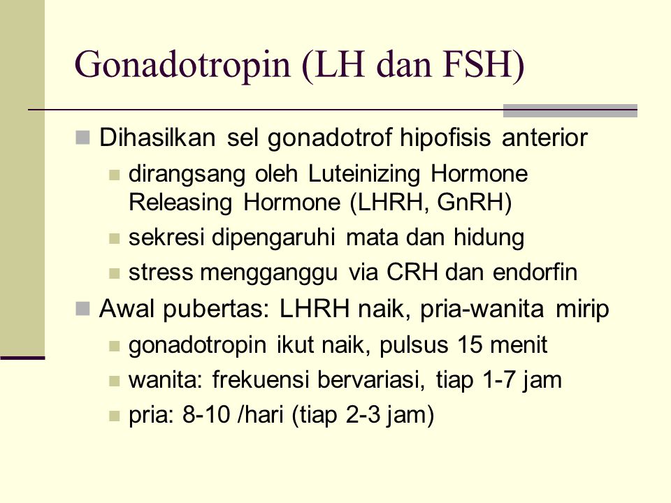Gonadotropin (LH dan FSH)