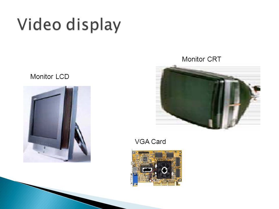 Video display Monitor CRT Monitor LCD VGA Card