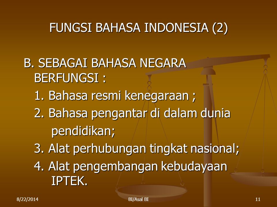 FUNGSI BAHASA INDONESIA (2)