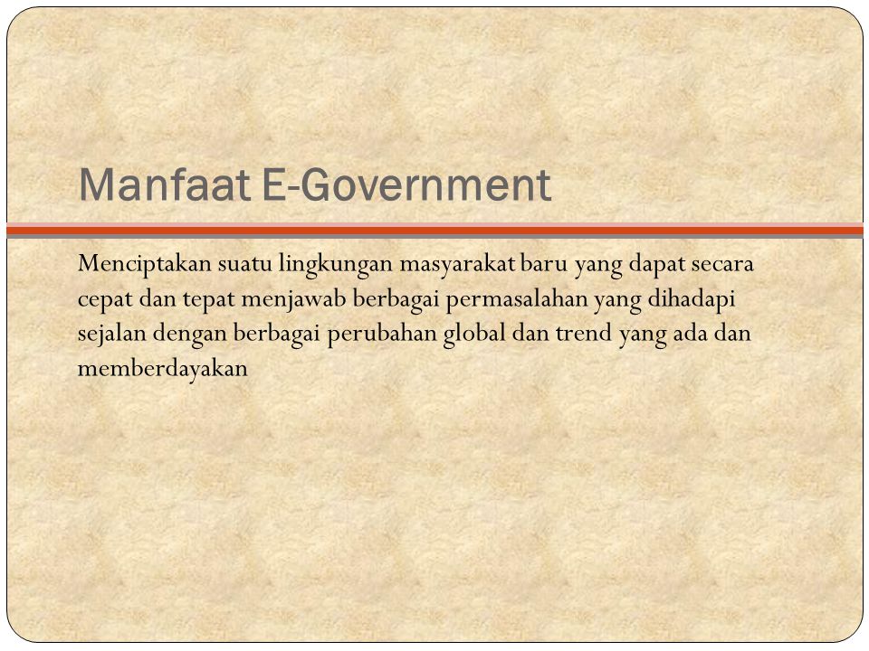 Manfaat E-Government