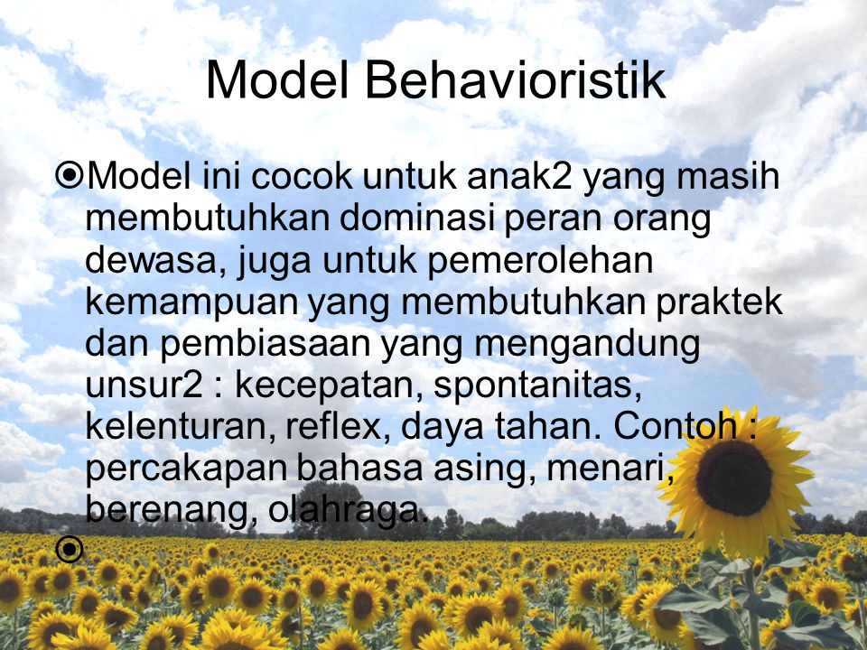 Model Behavioristik
