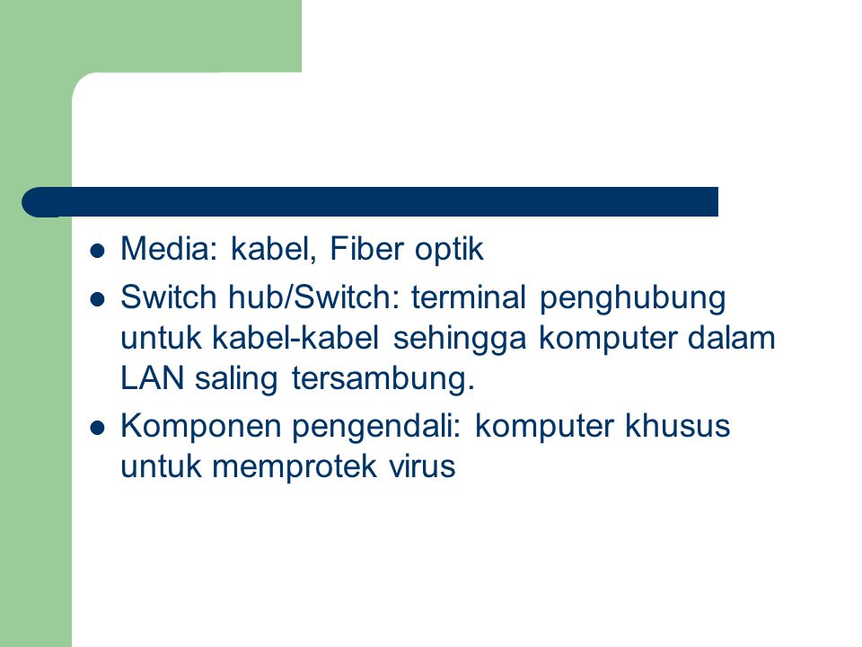 Media: kabel, Fiber optik