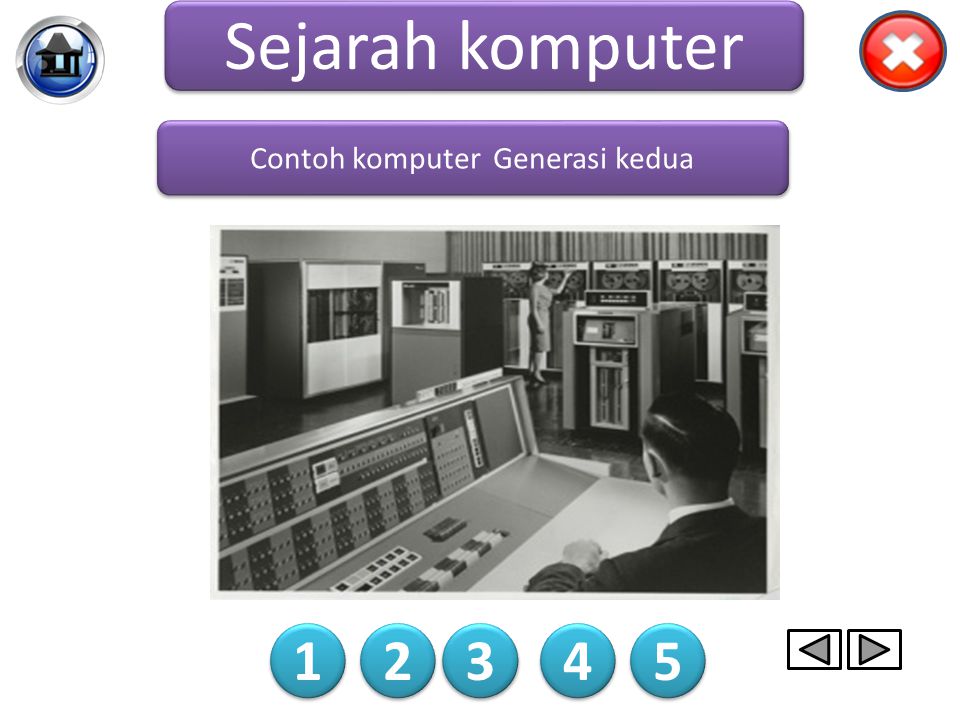 Contoh komputer Generasi kedua