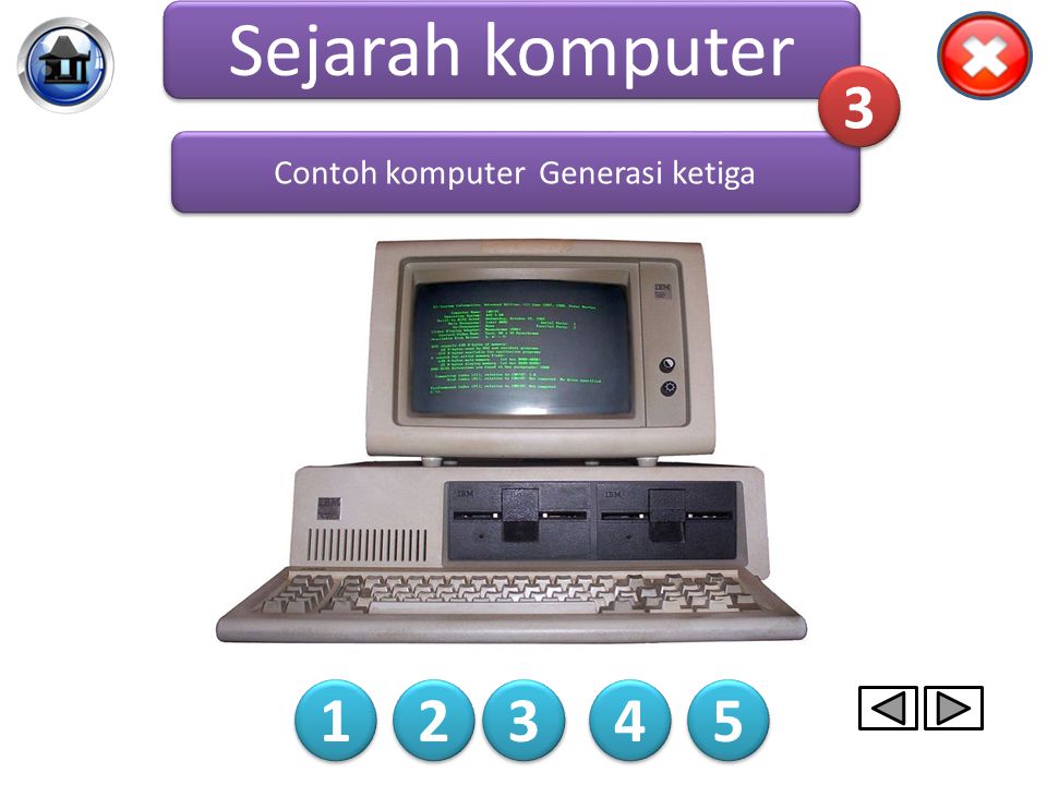Contoh komputer Generasi ketiga