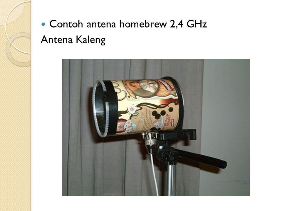 Contoh antena homebrew 2,4 GHz