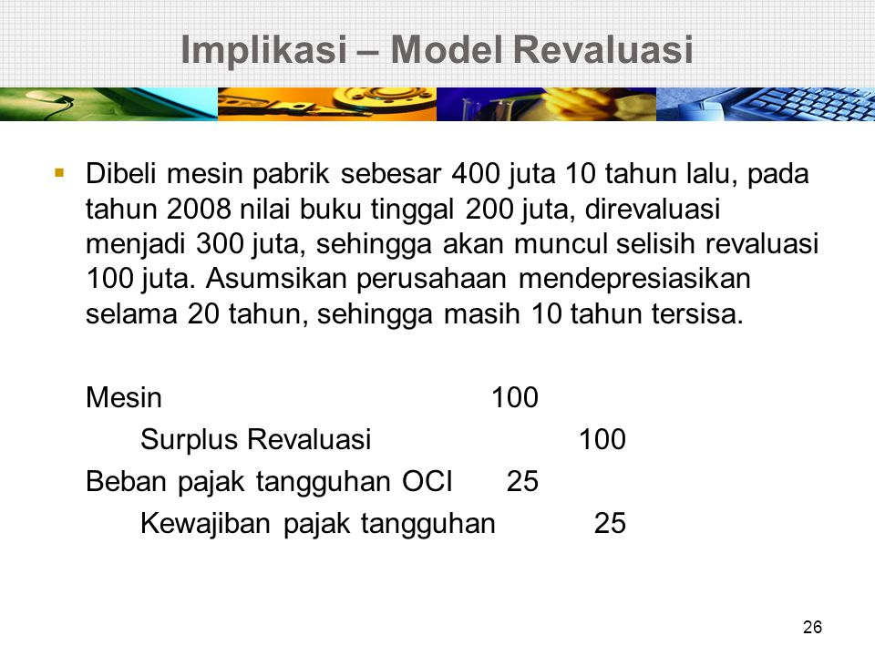 Implikasi – Model Revaluasi